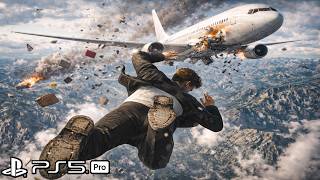 007 First Light (PS5 Pro) Jumping Off Plane Gameplay Scene
