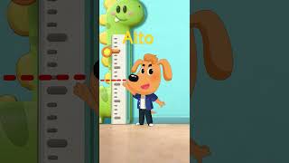 Aprende opuestos con el Sheriff Labrador #sherifflabrador #shorts