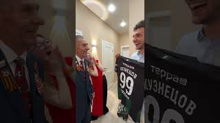 Встреча Эдуарда Сперцяна ветераном Великой Отечественной войны