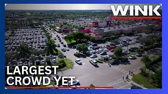 Vice President of Miromar Outlets: "largest crowd that we've had yet for Black Friday"