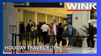 RSW faces some cancellations and delays amid holiday travel rush