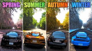 Forza Horizon 6 Seasons Comparison | Spring vs Summer vs Autumn vs Winter | 4k ExtremeRT
