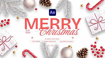 Create Popular 2025 Christmas Motion Graphics in After Effects