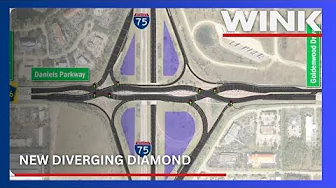FDOT prepares open house on diverging diamond at I-75 and Daniels Pkwy