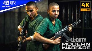 ( PC ) Prison Break Escape – Farah & Hadir Escape Mission | Modern Warfare Gameplay | RTX | 4K 5080