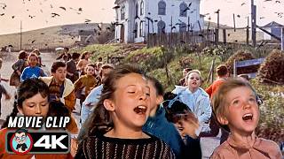 The Playground Attack Scene | THE BIRDS (1963) 4K