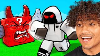 ROBLOX FIGHT A LUCKY BLOCK..