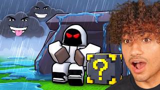 ROBLOX ESCAPE RAIN FOR LUCKY BLOCKS..