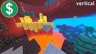 Minecraft Parkour Gameplay No Copyright (Vertical) 1 HOUR