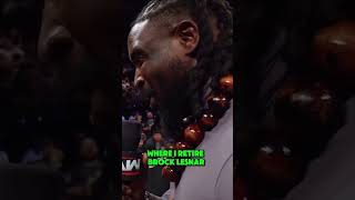 Brock Lesnar will be done FOR GOOD at #WWEClash if Oba Femi has anything to say about it. #WWERaw