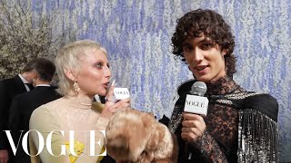 Sombr Gets a Surprise Gift at His First Met Gala | Met Gala 2026 With Emma Chamberlain