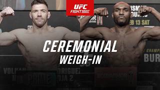 UFC Oklahoma City: Ceremonial Weigh-In