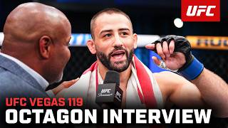 Levan Chokheli Octagon Interview | UFC Vegas 119