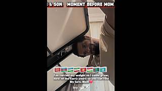 You carried my weight so I could grow; now let me carry yours so you can rest. My turn #mom